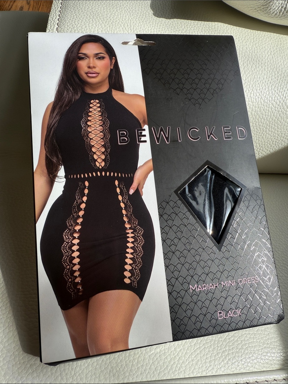 BeWicked Mariah Mini Dress Stocking Bodycon Bodice